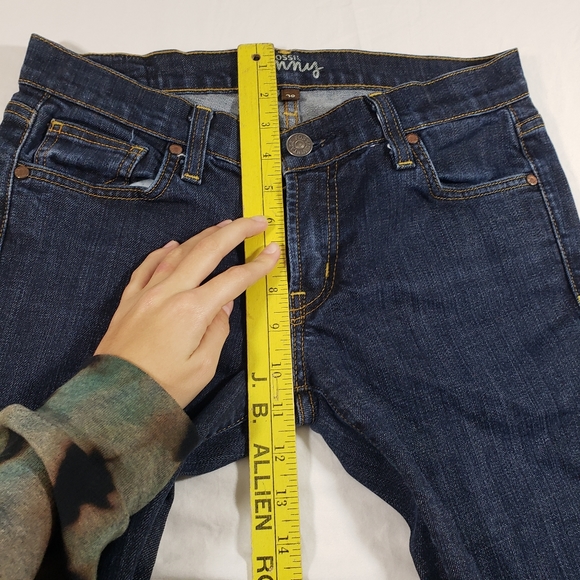 Fossil Skinny Mid-Rise Jeans Dark Wash Denim Womens Casual Stretch Jeans - Picture 5 of 8